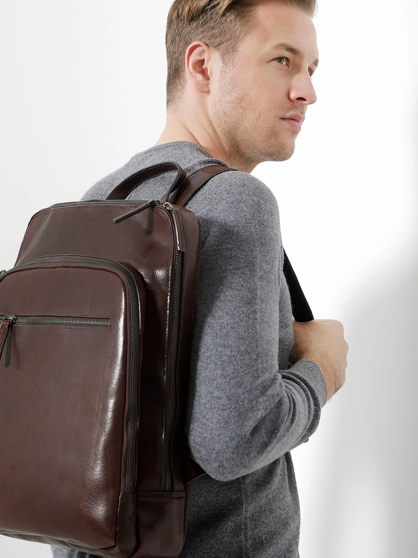 LEONHARD HEYDEN | Lederrucksack " Roma " | 